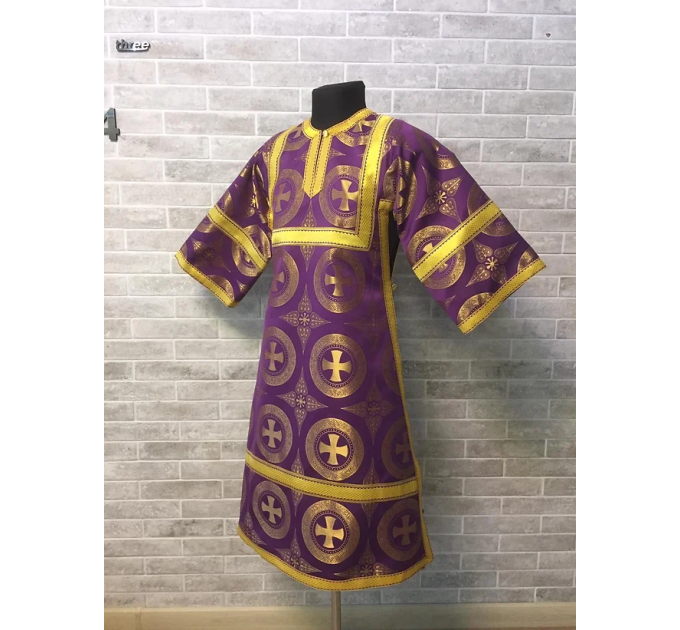 Violet children's sticharion (up to 150 cm) - Children's Altar Server Reader Rob