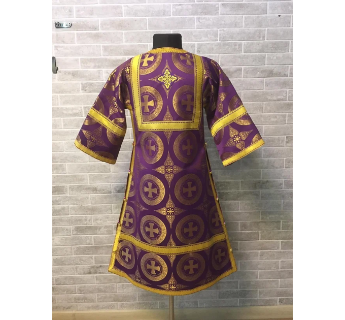 Violet children's sticharion (up to 150 cm) - Children's Altar Server Reader Rob