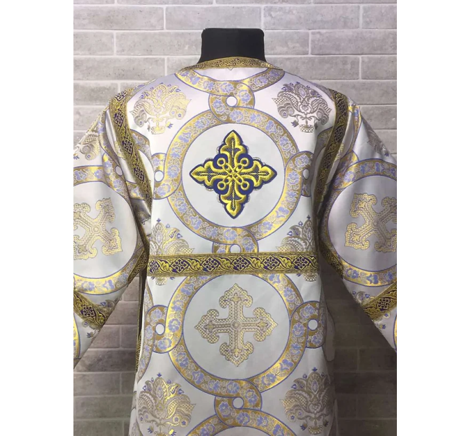 Stichar in brocade - Orthodox church sticharion - Altar Server Reader Robe