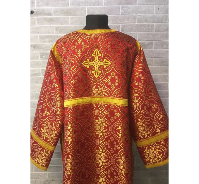 Sticharion - Stikhar - Altar Server Reader Robe - Liturgical cloth in yellow