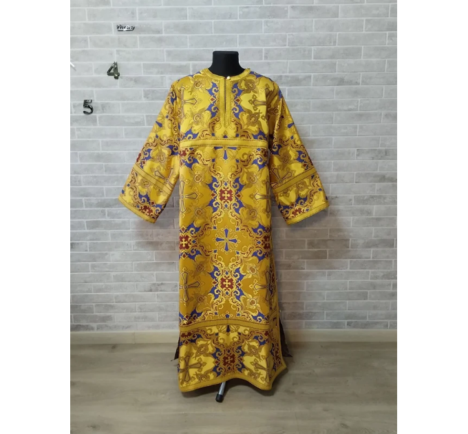 Stikharion in metallic brocade - Surplice Rochet - Alb - Stikhar for church use