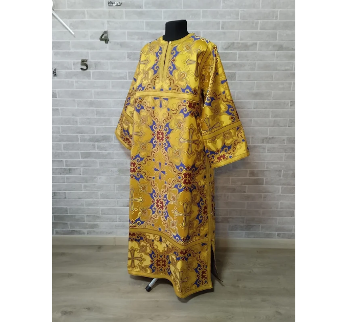 Stikharion in metallic brocade - Surplice Rochet - Alb - Stikhar for church use