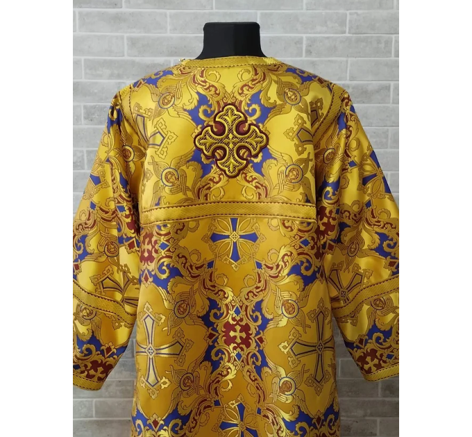 Stikharion in metallic brocade - Surplice Rochet - Alb - Stikhar for church use