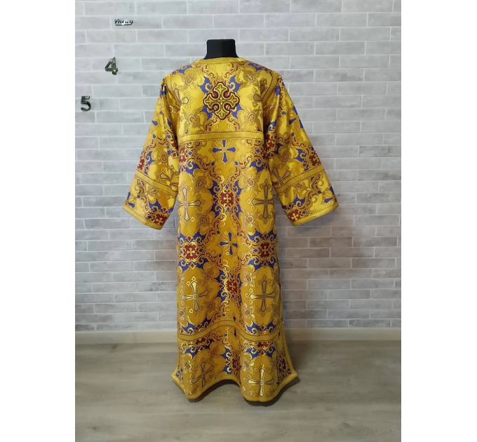 Stikharion in metallic brocade - Surplice Rochet - Alb - Stikhar for church use