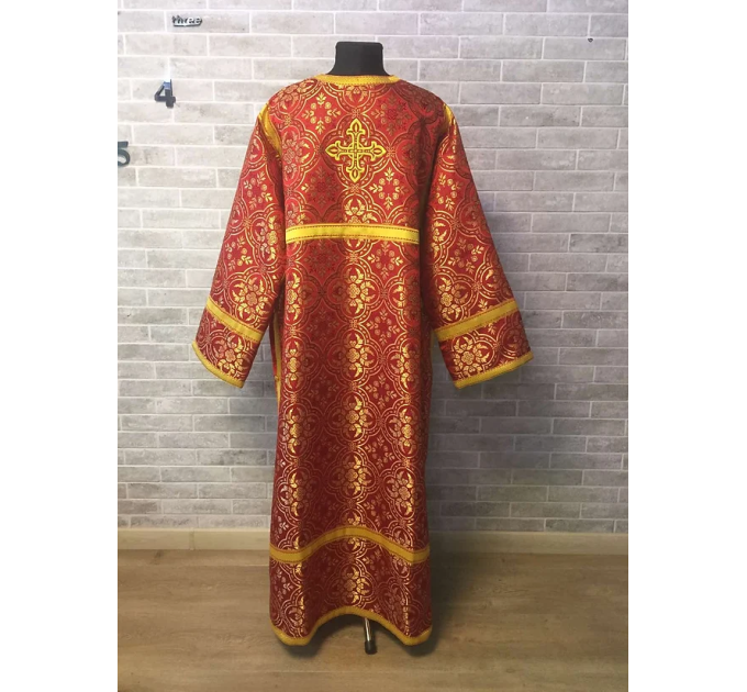 Sticharion - Stikhar - Altar Server Reader Robe - Liturgical cloth in yellow