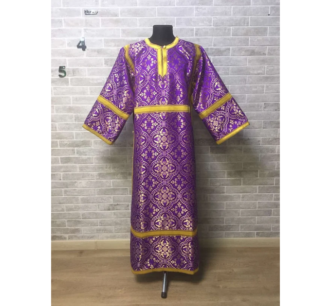 Sticharion - Stikhar - Altar Server Reader Robe - Liturgical cloth in yellow