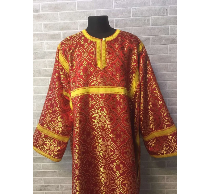 Sticharion - Stikhar - Altar Server Reader Robe - Liturgical cloth in yellow