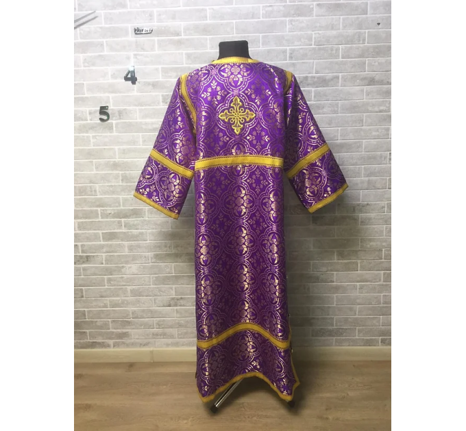 Sticharion - Stikhar - Altar Server Reader Robe - Liturgical cloth in yellow