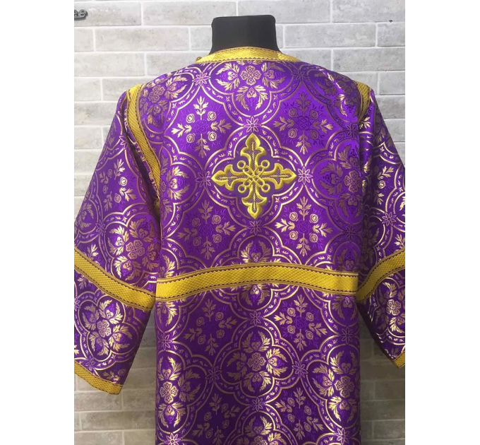 Sticharion - Stikhar - Altar Server Reader Robe - Liturgical cloth in yellow