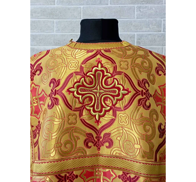 Stikharion in metallic brocade - Surplice - Rochet - Alb - Stikhar - church robe