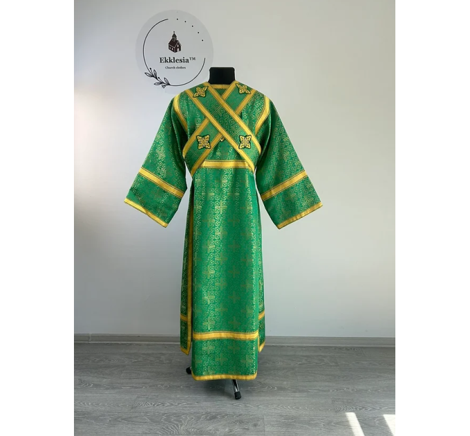 Subdeacon's set - Stichar and orar in greek brocade - Orthodox liturgical set
