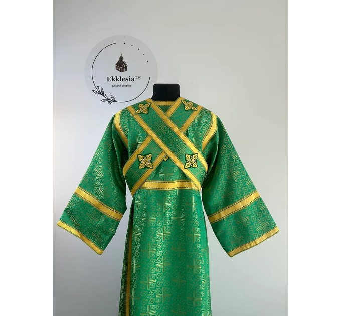 Subdeacon's set - Stichar and orar in greek brocade - Orthodox liturgical set