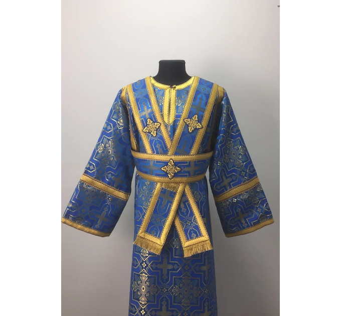 Sticharion for subdeacon - Vestment in greek brocade - Orthodox liturgical set