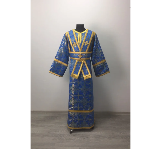 Sticharion for subdeacon - Vestment in greek brocade - Orthodox liturgical set