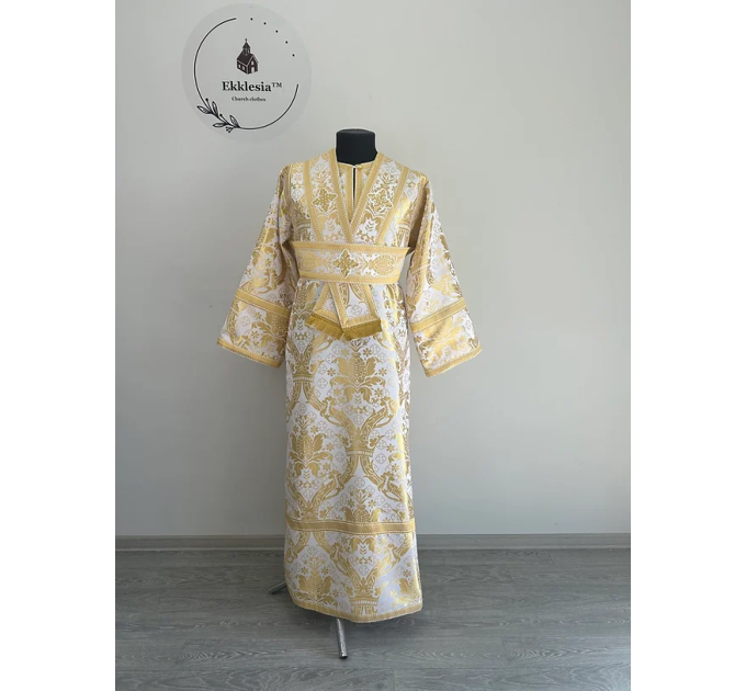 Subdeacon's set - Stichar and orar in greek brocade - Orthodox liturgical set