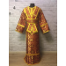 Red subdeacon's vestment set - Sticharion and single orar in Greek brocade