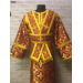 Red subdeacon's vestment set - Sticharion and single orar in Greek brocade