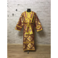 Gold-maroon subdeacon's vestment and single orar - Stictarion for subdeacon