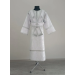 Blue subdeacon's alb - Orthodox Vestment - Subdeacon's set of vestments - Silver