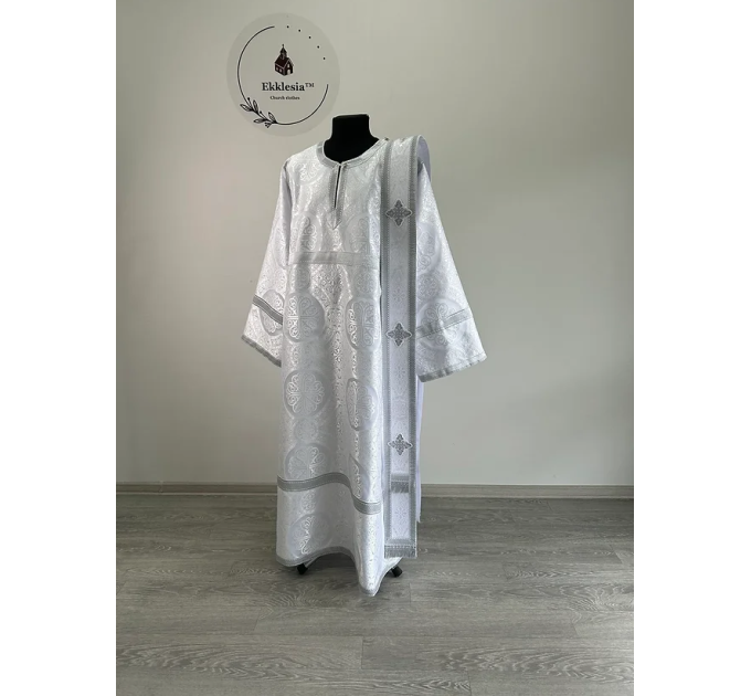 Deacon's orthodox stichar with orarion - deacon's vestment - sticharion and orar