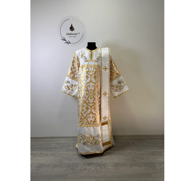 Сombined deacon's or protodeacon's vestment - Orthodox stichar and church orar