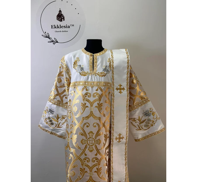 Сombined deacon's or protodeacon's vestment - Orthodox stichar and church orar
