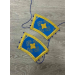 Protodeacon's vestment set - Stichar, double orar, cuffs - Deacon's orarion