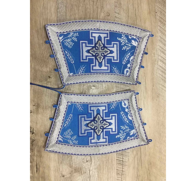 Vestment set for deacon - Stichar, orar, cuffs in brocade - Deacon's set