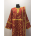 Vestment set for deacon - Stichar, orar, cuffs in brocade - Deacon's set
