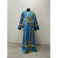 Protodeacon's vestment set - Stichar, double orar, cuffs - Deacon's orarion