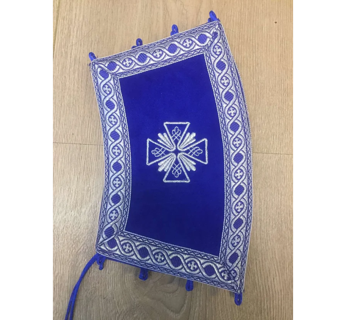 Сombined velvet and brocade Protodeacon's stichar - Double Greek style orarion