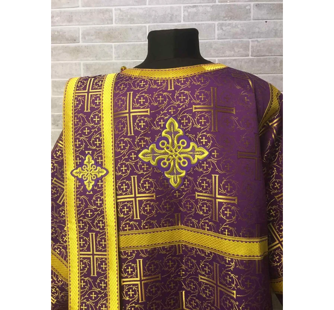 Deacon's vestment with single orar - Orthodox Liturgical set sticharion and orar
