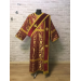 Protodeacon's combined set: velvet orar and brocade sticharion - Deacon's set