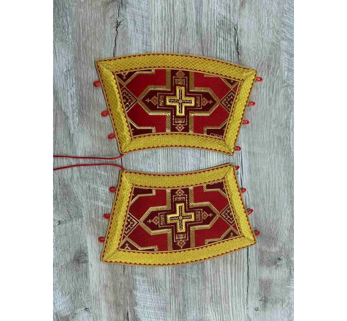 Deacon's set in brocade - Sticharion and orar - Orthodox Liturgical priest set