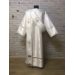 Protodeacon's ordination vestment - Stichar and orar in white brocade - Deacon