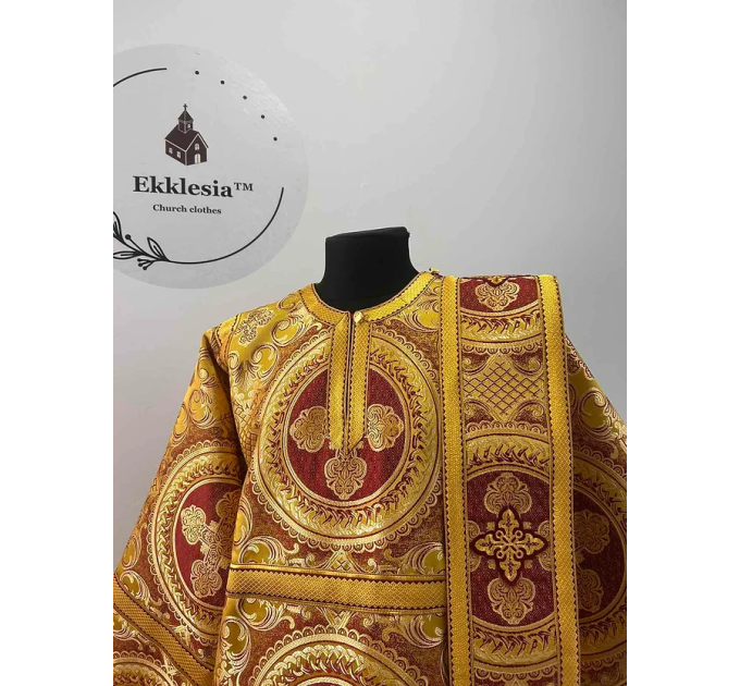 Vestment for protodeacon/deacon - Orthodox liturgical decon's clothes in brocade