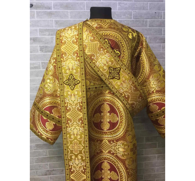 Vestment for protodeacon/deacon - Orthodox liturgical decon's clothes in brocade