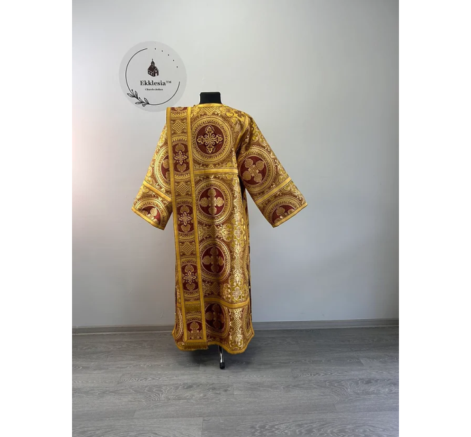 Vestment for protodeacon/deacon - Orthodox liturgical decon's clothes in brocade