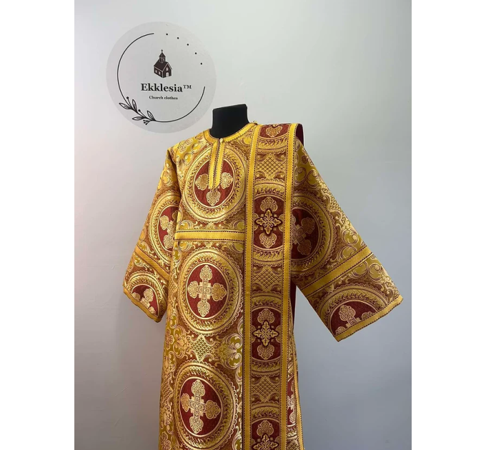 Vestment for protodeacon/deacon - Orthodox liturgical decon's clothes in brocade