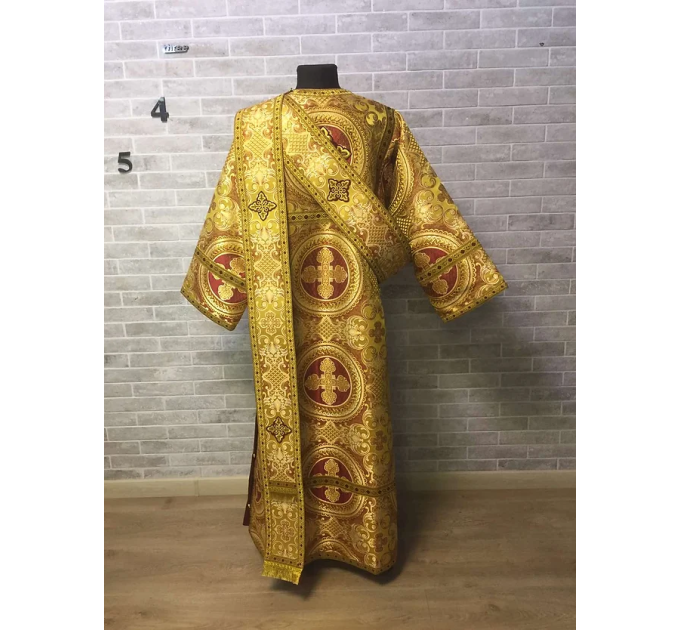Vestment for protodeacon/deacon - Orthodox liturgical decon's clothes in brocade