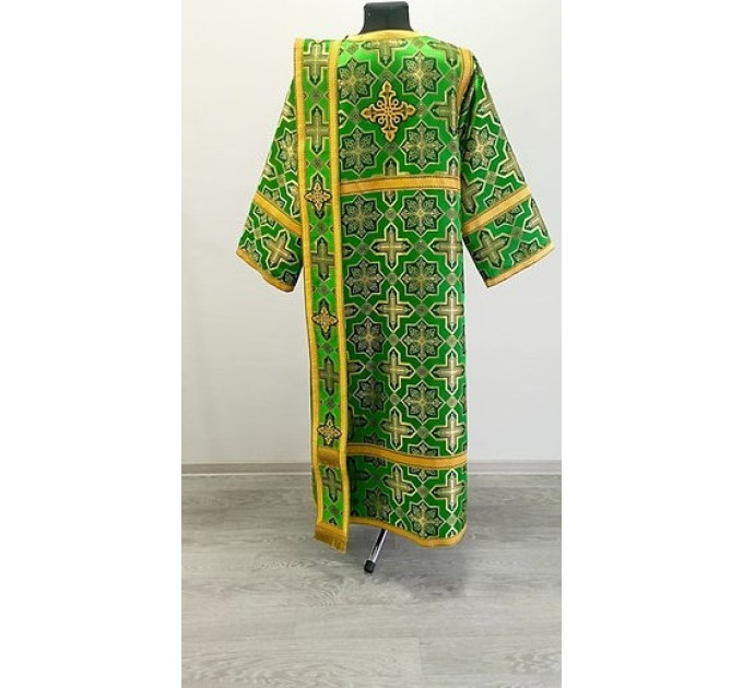 Deacon's vestment set - Sticharion and orar - Orthodox Liturgical set with cuffs