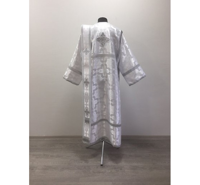 Deacon's vestment set - Sticharion and orar - Orthodox Liturgical set with cuffs