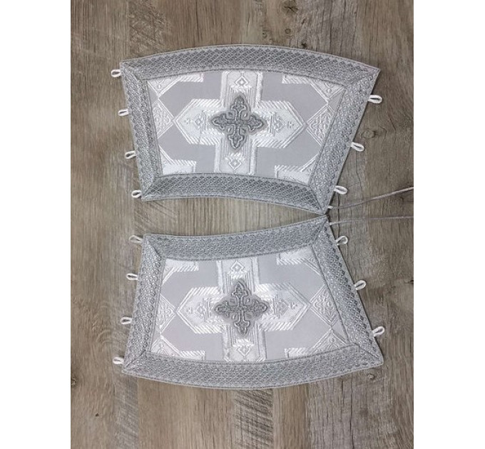 Deacon's vestment set - Sticharion and orar - Orthodox Liturgical set with cuffs