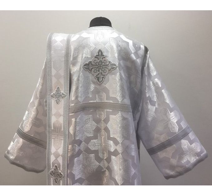 Deacon's vestment set - Sticharion and orar - Orthodox Liturgical set with cuffs