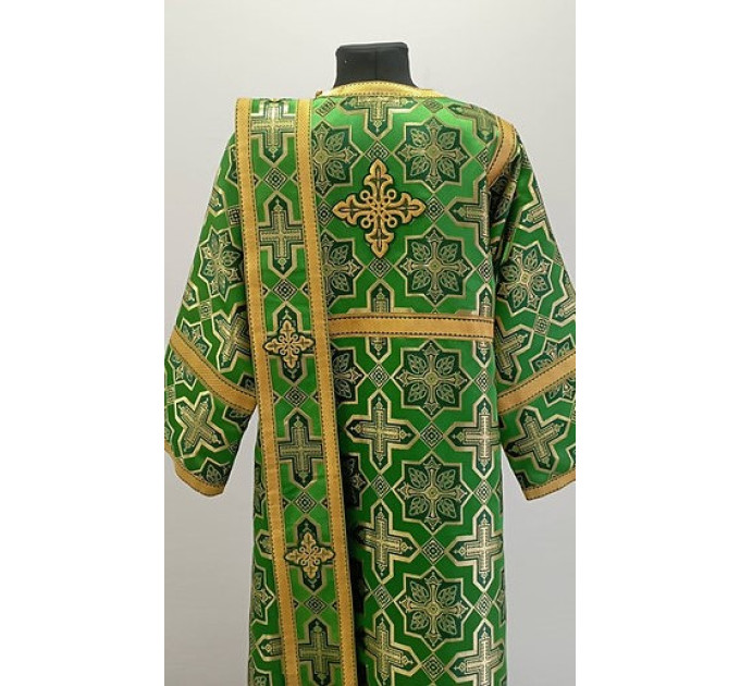 Deacon's vestment set - Sticharion and orar - Orthodox Liturgical set with cuffs