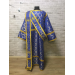 Dark blue protodeacon's vestment - Orthodox sticharion and double Greek orar