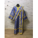 Dark blue protodeacon's vestment - Orthodox sticharion and double Greek orar