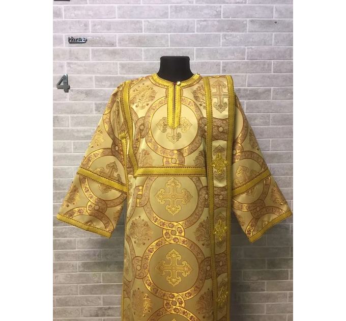 Orthodox vestment with single or double orar - Deacon's alb -Deacon's vestment