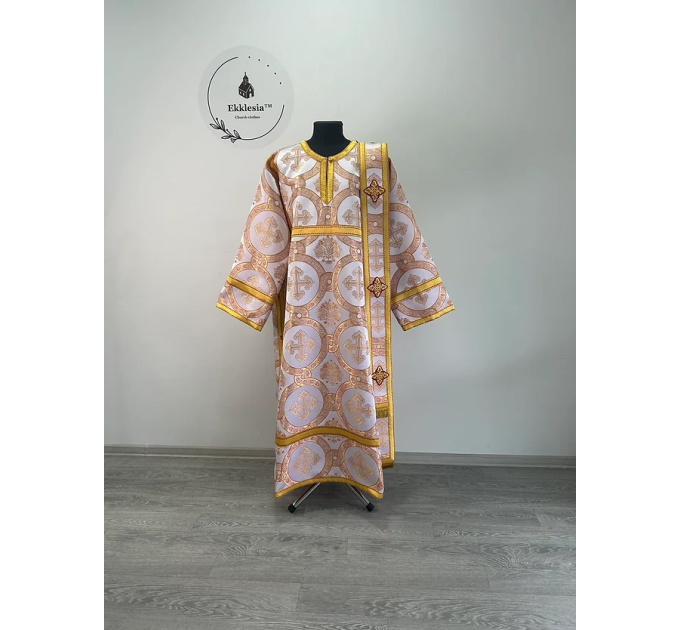 Orthodox vestment with single or double orar - Deacon's alb -Deacon's vestment