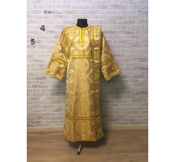 Orthodox vestment with single or double orar - Deacon's alb -Deacon's vestment